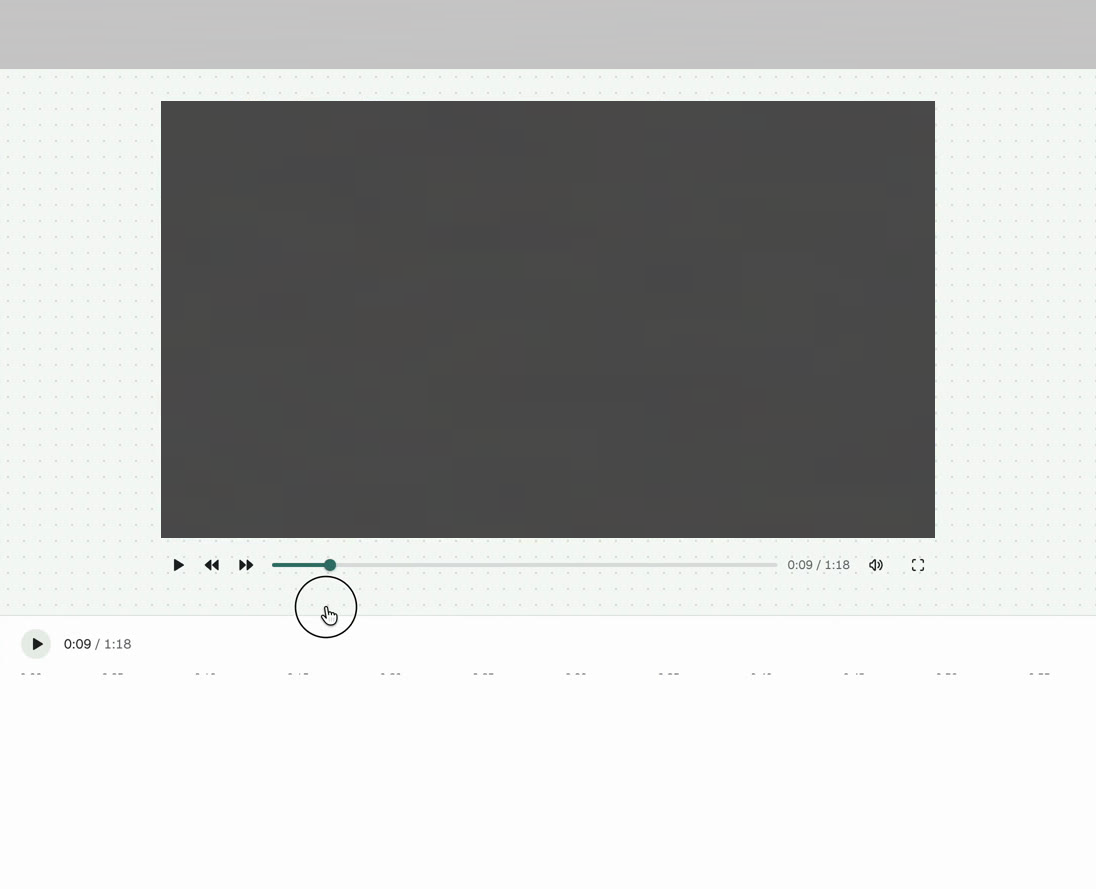 Redacted screen recording of the studio at 5.29 s